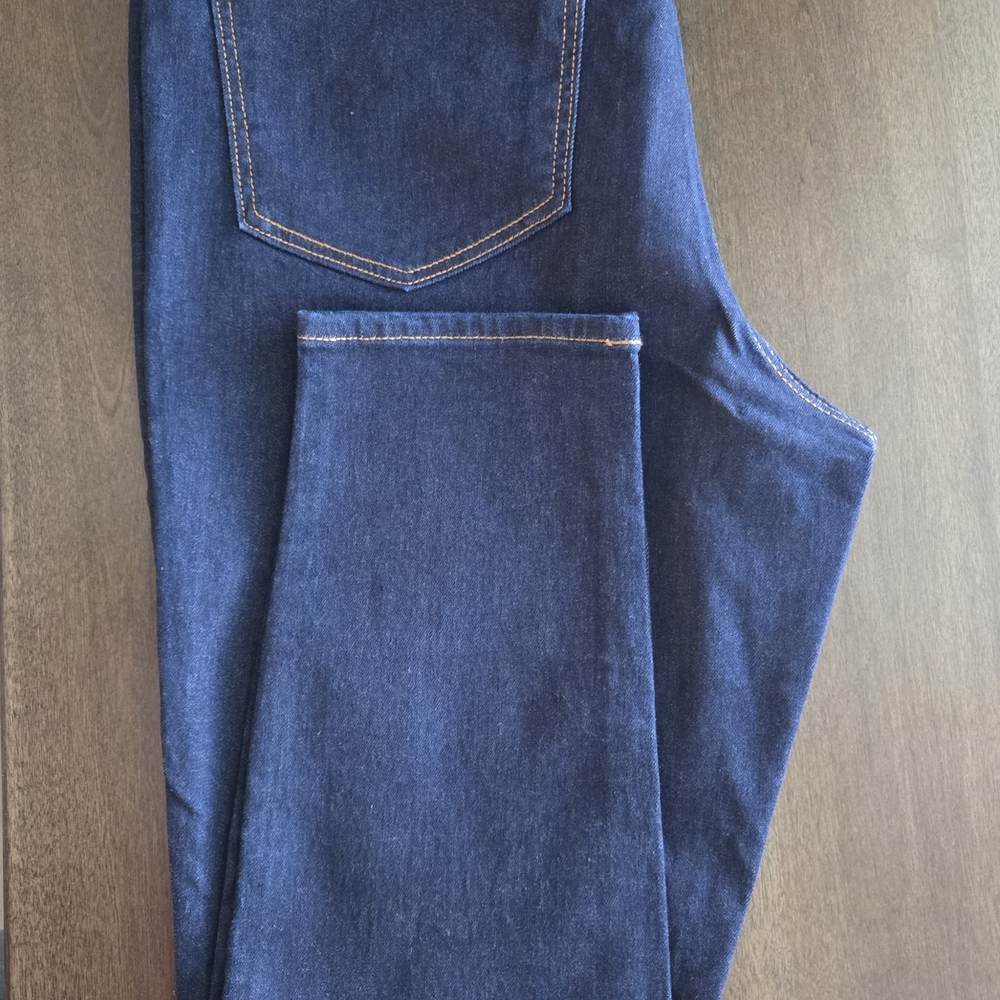 Old Navy Women's Dark Blue Straight Jeans